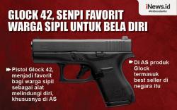 Infografis Spesifikasi Pistol Glock 42, Andalan Warga Sipil