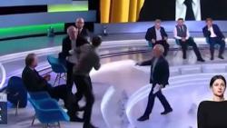 Debat Live di Televisi, Politikus Pro-Rusia Dipukul Jurnalis hingga Ambruk