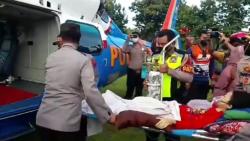 Momen Haru Sinta Aulia Diterbangkan ke RS Polri dengan Heli, Kapolres Rembang Beri Hormat