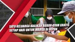 Video Satu Keluarga Bagikan Bubur Ayam Gratis Setiap Hari untuk Warga di Depok