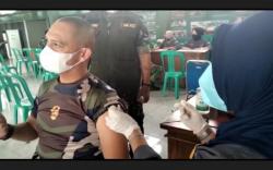 Kodim OKI Gelar Vaksinasi Booster, Target 10.500 Sasaran Dalam Sepekan 