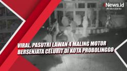 Video Viral, Pasutri Lawan 4 Maling Motor Bersenjata Celurit di Kota Probolinggo