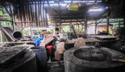 Suasana Pabrik Tahu Mogok Produksi Selama 3 Hari