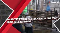 Harga Kedelai Mahal, Ratusan Pengrajin Tahu Tempe Mogok Masal di Bandung<