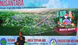 Momen Presiden Jokowi Presentasi Ibu Kota Negara Berkonsep Smart Forest City