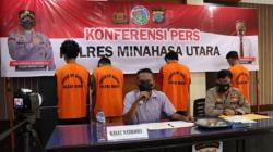 Edarkan Obat Keras Trihexyphenidyl, 4 Pelaku Ditangkap Polres Minut