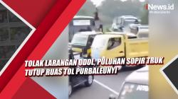 Video Tolak Larangan ODOL, Puluhan Sopir Truk Tutup Ruas Tol Purbaleunyi