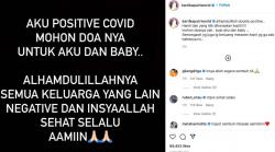 Lagi Hamil Anak Kedua, Kartika Putri Positif Covid-19: Mohon Doa untuk Baby