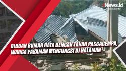 Video Ribuan Rumah Rata dengan Tanah Pascagempa, Warga Pasaman Mengungsi di Halaman