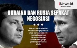 Infografis Ukraina dan Rusia Sepakat Negosiasi