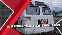 Video Jalur Kereta Api Cibatu-Garut Kembali Dibuka<