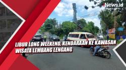 Video Libur Long Weekend, Kendaraan ke Kawasan Wisata Lembang Lengang<