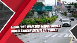 Video Libur Long Weekend, Jalur Puncak Diberlakukan Sistem Satu Arah<