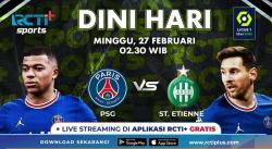 Link Live Streaming PSG Vs Saint-Etienne di RCTI+: Lionel Messi Akan Tampil Apik Lagi?