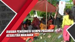 Ribuan Pengungsi Gempa di Pasaman Kesulitan Makanan
