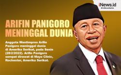 Infografis Arifin Panigoro Meninggal Dunia