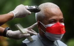 Cukur Gundul, Ganjar: Wujud Empati dan Solidaritas pada Anak Penyintas Kanker