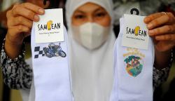 UMKM Bogor Produksi 1.000 Kaus Kaki untuk Suvenir MotoGP Mandalika