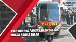 Pimpin Rapim 2022, KSAD Dudung Pamerkan Ambulans Motor Roda 3 TNI AD
