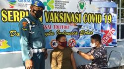Lantamal VIII Maksimalkan Vaksinasi Covid-19 dalam Pangkalan