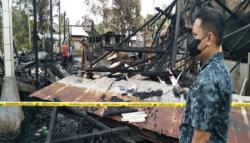 Kebakaran di Barito Utara, Bangunan Walet dan 3 Rumah Ludes Dilalap Api<
