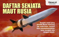Infografis Daftar Senjata Maut Rusia yang Sangat Menghancurkan
