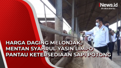Harga Daging Melonjak, Mentan Syahrul Yasin Limpo Pantau Ketersediaan Sapi Potong