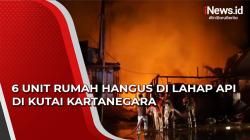 Video 6 Unit Rumah Hangus di Lahap Api di Kutai Kartanegara