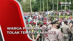 Ribuan Warga di Lereng Gunung Slamet Tolak Tempat Karaoke