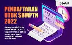 Infografis Pendaftaran UTBK SBMPTN 2022 dan Cara Daftarnya Lengkap