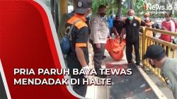 Pria Paruh Baya Tewas Mendadak di Halte Bus Transjakarta RSPAD Senen