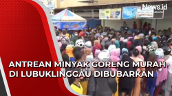 Video Antrean Minyak Goreng Murah di Lubuklinggau Dibubarkan