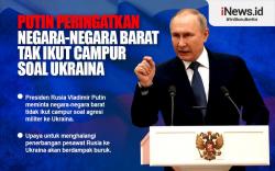 Infografis Peringatan Keras Valdimir Putin ke Barat soal Ukraina