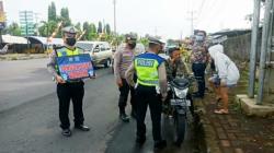 Polres Minsel Razia Knalpot Bising, Kartu Vaksin dan Masker