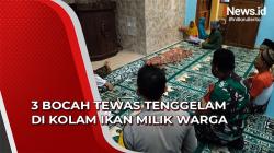 3 Bocah Tewas Tenggelam di Kolam Ikan Milik Warga Tasikmalaya<
