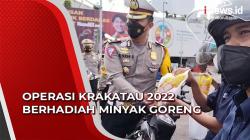 Sosialisasikan Keselamatan Lalin, Operasi Krakatau 2022 Berhadiah Minyak Goreng