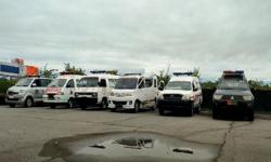 Penampakan 8 Ambulans Berjejer di Bandara Moses Angkut Jenazah Korban Kebrutalan KKB