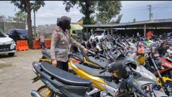Polres Boyolali Amankan Ratusan Motor yang Digunakan Balap Liar 