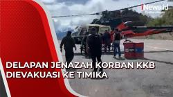Video Delapan Jenazah Korban KKB Dievakuasi ke Timika<