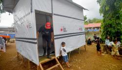 Ini Hunian Sementara Korban Gempa Pasaman Barat