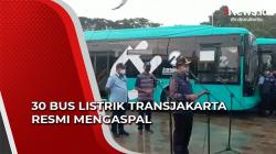 30 Bus Listrik Transjakarta Resmi Mengaspal Layani 4 Rute
