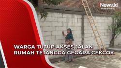 Gegara Cekcok, Warga Tutup Akses Jalan Rumah Tetangga di Kudus