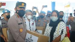 Kapolda Sulut Tinjau Vaksinasi Massal di Pelabuhan Bitung