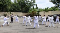 Asah Kemampuan, Para Polwan Cantik Ini Dilatih Bela Diri