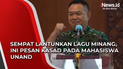 Video Sempat Lantunkan Lagu Minang, Ini Pesan Kasad pada Mahasiswa Unand