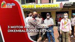 Bekuk Pelaku Curanmor, 3 Motor Hasil Curian Dikembalikan di Depok