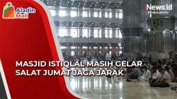 Masjid Istiqlal Masih Gelar Salat Jumat dengan Jaga Jarak