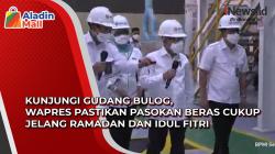 Video Kunjungi Gudang BULOG, Wapres Pastikan Pasokan Beras Cukup Jelang Ramadan dan Idul Fitri