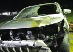 Mobil Anggota DPRD Jeneponto Dibakar Orang Tak Dikenal
