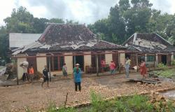 Puluhan Rumah di Paliyan Gunungkidul Rusak Diterjang Angin Kencang